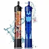 AQUAB® Wasserfilter Outdoor Survival Militär Camping für 2X 4500L Trinkwasser | entfernt 99,99% aller Bakterien und filtert Viren, Partikel und Schwermetalle | Notfall- & Survival-Ausrüstung