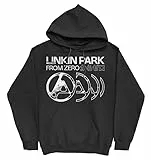 Linkin Park from Zero Official Merch Slide Hoodie, Schwarz, Large
