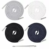Aeaocvo 4 Stück Kordel für Jogginghose, 140 cm Kordel für Hoodie, Elastisch Jogginghose Band Hosenbänder Kordelzug, Hosenbund Kordel mit Durchziehnadel, Hosen Kordel zum Einziehen