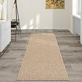 the carpet Kansas - Stilvoller Teppich im Jute-Look, ideal für Wohnzimmer, Esszimmer & Flur, pflegeleicht und wetterbeständig für Indoor & Outdoor, ca. 60 x 180 cm