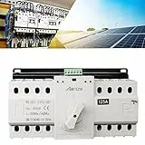 Dual Power Automatischer Transferschalter AIFIZO Umschalter Notstrom AC 400V 125A NLQ3-125/4P, Automatischer Umschalter Solar Netz für Kommunaler Strom, USV, Wechselrichter