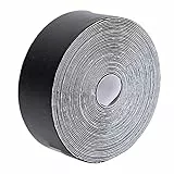 lyrlody Tennisschläger Kopfschutz Aufkleber Anti -Scratch -Klebeband für Schlägerrahmenschutz 5m PU Schutzmaterial Sicher Fit Einfach zu Auftragen Langlebig (Black)