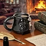 Paladone Harry Potter Dark Mark Nagini Schlange Tasse, offiziell lizenzierte 400ml schwarze Keramik Kaffeetasse, Todesser Design, Wizarding World Merchandise, Geschenk für Erwachsene & Potterheads