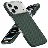 BENKS Hülle für iPhone 17 Pro Max Magnetische Handyhülle aus Aramidfaser, ArmorTint Schutzhülle Kompatibel mit Magsafe [Ultra Dünne Hülle] mit Angenehmem Griff, Aurora Grün