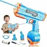 Wasserpistole Elektrisch,Wasserpistole Große Reichweite für Kinder Erwachsene 500cc + 78cc Großer Kapazität Wasserpistole Automatische Wasserpistole Max Reichweite 32 FT für Sommer/Pool/Beach