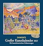 DUMONT - DUMONTS Großer Kunstkalender 2025 Wandkalender, 45x48cm, Kalender mit großen Gemälden berühmter Künstler, Reproduktion von höchster Qualität, mit Erläuterungen zu Künstlern und Gemälden