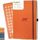 Dingbats* - Tierwelt Notizbuch A4 Blanko - Hardcover PU Leder Journal für Arbeit, Reisen - Tasche, Elastischer Verschluss, Stifthalter, Lesezeichen
