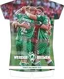 N NEUMANNVERLAGE - Werder Bremen 2025 Trikotkalender, 34,1x42cm, Fußball-Kalender mit Motiven der Stars, Fan-Kalender mit Fußball-Highlights, Spiralbindung und internationales Kalendarium