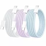 USB C auf USB C Kabel,iPhone 17 Ladekabel [ 3Stück1M ] USB C Kabel 60W PD3.0 USB C Schnellladekabel Für iPhone 17/16/15/15 Pro/15 Pro Max,Google Pixel,Samsung,Huawei,LG,Xiaomi,Sony usw