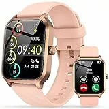IFMDA Smartwatch Damen mit Telefonfunktion - 1.83' Touchscreen Smart Watch Damen,Sportuhr mit 100+ Modi,IP68 Wasserdicht,Herzfrequenzmonitor,Schlafmonitor,Schrittzähler,Smartwatches für Android iOS