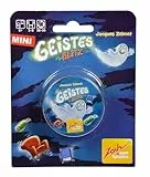 Zoch Geistesblitz Metalldose – Reaktionsspiel für schlaue Köpfe, rasante Denkduelle, mit fünf Symbolen aus Holz, handlich und kompakt, Konzentrationsspiel für Kinder und Erwachsene, ab 8 Jahren