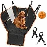 Paweria Pfotenschutz Pro, Hundedecke Auto Rückbank Wasserdicht & Kratzfest, Dog Car Seat Cover, Hundeautodecken Rücksitz, Hundeschutz Auto Rückbank Teilbar Universal (Style-2)