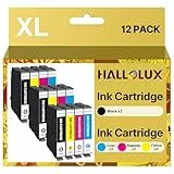 HALLOLUX Kompatibel für 604 Patronen Kompatibel für 604XL Multipack für Epson XP 3200 Druckerpatronen für XP 2205 XP 4200 XP 3205 XP 4205 Workforce WF 2930 WF 2935 WF 2910 (12er-Pack)