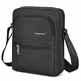 BAIGIO Umhängetasche Herren Schultertasche Oxford Klein Herrentasche Crossbody Messenger Tasche mit iPad-Fach und verstellbarem Schultergurt