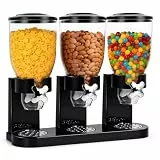 SangWeinarfa Cereal Dispenser Countertop 2L 3er Pack, Luftdichter Müslispender für die Organisation des Küchenvorratsraums, Ideal für Süßigkeiten, Müsli, Reis, Nüsse, Bohnen, Kaffebohnen