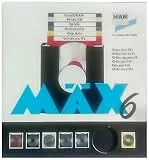 Han MÄX 6 CD-Box für 6 CD's, gelb