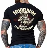 Herren T-Shirt für US-Cars Classic Auto Oldtimer Fans - Hubraum statt Elektroschrott