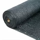 F & R Sichtschutz Garten Zaunblende I Sichtschutz Zaun I Schattiernetz Antrazit PE 1,2m x 50m 150g/m² I Sichtschutzmatte Für Zaun Gartenzaun Gartensichtschutz UV-Stabil Wetterfest
