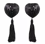 Creamlin Damen Nipple Cover schwarz schwarz Einheitsgröße
