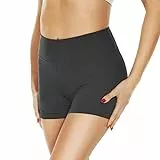 Gayhay Radlerhose Damen Kurze Shorts Sporthose Leggings Blickdicht High Waist Shorts Hotpants Sommerhose für Yoga Dance Dunkelgrau,S-M