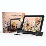 XPPen Artist Pro 16 Gen2 Grafiktablett mit Display, 2.5K QHD 16 Zoll entspiegeltem Bildschirm, 16384 Druckstufen, X3 Pro batterieloser Stift, 159% sRGB, Neigungserkennung & Mini-Tastatur