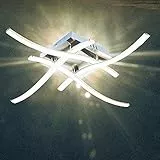 COFEMY LED Deckenleuchte-28W Moderne Deckenlampe-2000LM 6000K Kaltweiß-IP20 Wasserdicht-für Badezimmer-Flur-Schlafzimmer-Keller-Balkon-Küche-Wohnzimmer