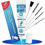 LOBENSWERK 30g Silikonfett für Kaffeevollautomaten [inkl. Milchschlauchbürsten] Schmierfett für Armaturen, Dichtungen, O-Ringe - Armaturenfett - universell anwendbar