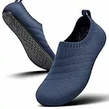 Sosenfer Hausschuhe Damen Herren Leichte hüttenschuhe rutschfest Flache Pantoffeln home cozy slippers Unisex-SHENLAN-40