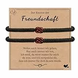 VU100 2Stück Freundschaftsarmbänder Bester Freund Armband Geschenk für Freund Schwestern Glücksarmband Geburtstag Geschenk für Schwestern Bester Freunde Männer Damen
