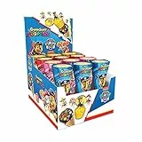 Crunchiez Surprise PAW PATROL, 'Eiswaffel' mit HaselnussSchokoladenfüllung und einer hochwertigen Überraschung, Tray mit 12 x 25 g