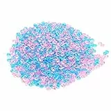Fdit Acryl-Diamant-Konfetti, Blaue Dekoration, 2000 Stück, Rosa Dekorationen, Rosa, Blaue Acryl-Bohrer, Ornamente, Dekoartikel, Konfetti