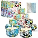 YMing Duftkerzen Geschenkset für Frauen, 12 Stück Duftkerze Set Sojawachs Aromatherapie Kerzen, Geburtstagsgeschenk für Frauen, Geschenke für Sie, Muttertag