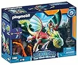 PLAYMOBIL DreamWorks Dragons 71083 Dragons: The Nine Realms - Feathers & Alex, Dragons-Figur und Spielzeug-Drache, Spielzeug für Kinder ab 4 Jahren