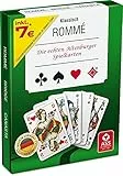 Ass Altenburger 22570071 Kartenspiel Rommé in Stülpschachtel, auch für Bridge und Canasta, französisches Bild, 10 years to 99 years, Weiß