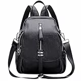 ALTOSY Echtes Leder Rucksack Geldbörse für Frauen Wandelbare Umhängetasche mit Schnalle Klappe