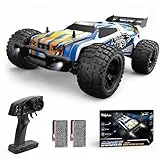 DEERC 9205E RC Auto 1:10 Ferngesteuertes Auto 48 km/h High Speed 4WD Monstertruck Buggy Offroad Crawler mit 2 Akkus, 2.4GHz Funkfernsteuerung Spielzeug für Kinder & Erwachsene