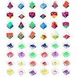 Kiuiom Geduldsspiele Mini Denkspiel,Mini-Labyrinth-Würfel,Premium Geduldspiele Set,Herausfordernde Geduldspiele für Kinder BZW. Knobelspiele für Erwachsene,Kindergeburtstag Mitgebsel,36 Stück