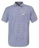 Stockerpoint Herren Renko3 Trachtenhemd, blau, XL