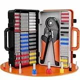 Crimpzangen Set, Preciva Aderendhülsenzange 0,08–16 mm² Crimpzange, 1500 teiliges Crimpzange Aderendhülsen Set für Heimwerker und Heimgebrauch