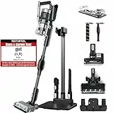 Balter Vertu X11 PRO kabelloser Akku Staubsauger mit Wischfunktion, All-IN-ONE Akku & Handstaubsauger, 350W hohe Saugleistung, bis 50 Min. Laufzeit, Beutellos, Flex-Gelenk, LED-Düse, Tierhaar