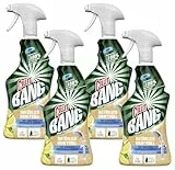 Cillit Bang Natürlicher Kraftreiniger Bad – Gegen Kalk & Schmutz – Inhaltsstoffe zu 100% natürlichen Ursprungs – 1 x 750 ml Badreiniger (Packung mit 4)