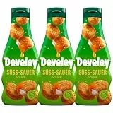 DEVELEY 3er Saucen Bundle, 3 * 250ml, Süßsauer Sauce, Squeeze-Flasche, Dip