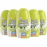 CHIEFS Syrup Zero, Holunderblüte, 5 x 65 ml, für mehr als 32 l Fertiggetränk, Sirup zuckerfrei mit echten Fruchtextrakten, vegan, 0 Kalorien, made in Germany