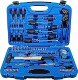 BGS 2217 | Steckschlüssel-Werkzeugkoffer | 67-tlg. | gefüllt | Knarren-, Nuss-, Ratschen-Kasten | Schraubendreher