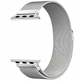 OULUOQI Ersatzarmband Kompatibel mit Apple Watch Armband 41mm 40mm 38mm 46mm 45mm 44mm 42mm Damen Herren, Einstellbar Metall Armbänder aus Edelstahl für iWatch Series Se Ultra 10 9 8 7 6 5 4 3 2 1