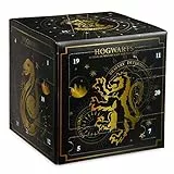 Harry Potter Adventskalender 2025 Kinder, Countdown Kalender mit 24 Überraschungen, Schmuck, Haarschmuck Mädchen, Schreibwaren Set, Geschenk Idee (Schwarzer Würfel)