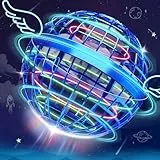 Korffe Fliegender Ball, Fliegender Spielzeug Handgesteuerter Mini Drohne mit 360 ° rotierenden LED-Leuchten für Kinder Erwachsene Flying Ball Geschenke Für Jungen Mädchen Indoor & Outdoor Spielzeug