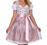 Lifos 0220 Dirndl Germandress 2Tlg. Oktoberfest Gr.34 bis 52 !ORIGINAL (Grau, 38)