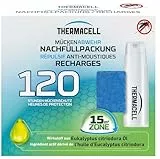 Thermacell Mückenabwehr Nachfüllpackung – 120 Stunden Mückenschutz | 30 Wirkstoffplättchen & 10 Gaskartuschen – Nachfüllpack für Thermacell Geräte