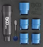 BGS 9373 | Werkstattwageneinlage 1/6: Reinigungsbürsten-Satz für Stehbolzen und Radmutternbolzen